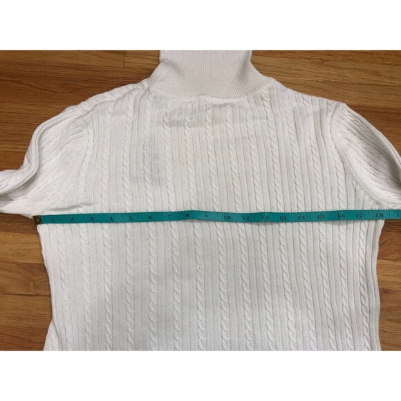 Lady Vesi Sweater Women's L White Knit Creighton Bluejays Team Logo Embroidered - Picture 2 of 8